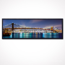City Landscape Photo Canvas Print/New York Canvas Wall Art/Brooklyn Bridge Canvas Painting